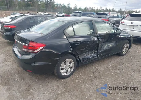 2014 Honda Civic Lx из США, поврежденный, VIN 2HGFB2F55EH516863